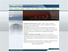 Tablet Screenshot of fairlead-fa.com